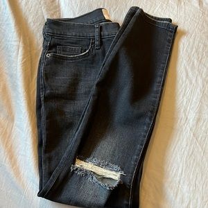 Current/ Elliot distressed skinny jeans